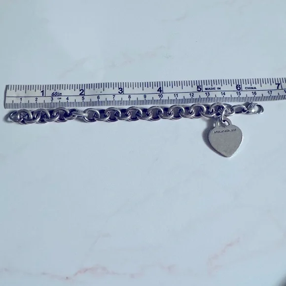 ❗️SOLD❗️Tiffany & Co. heart tag bracelet with a diamond - Picture 4 of 4